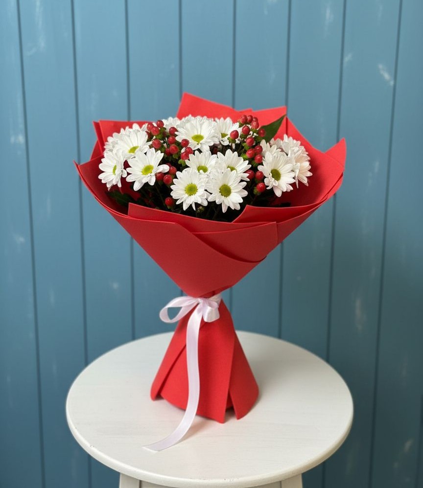 Букет цветов из: Хризантемы в Алексеевском