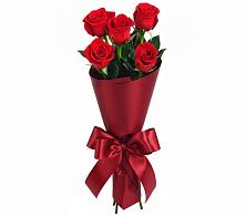 Букет 5 Красных роз Эдлесс Лав в Алексеевском
