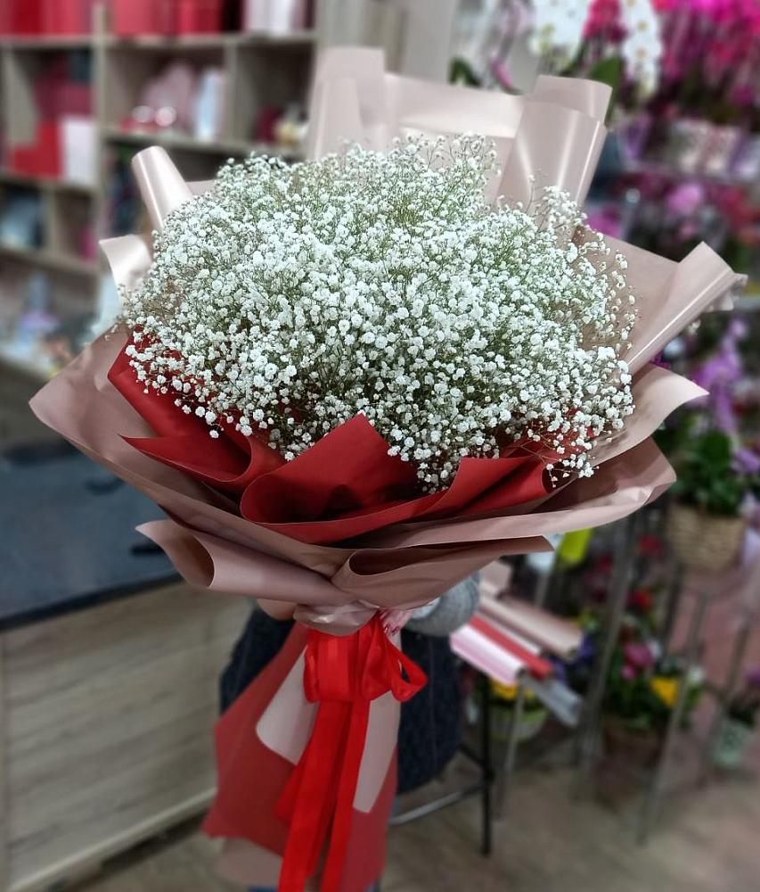 Букет Белые хлопья в Алексеевском Букет цветов из: Гипсофила в Алексеевском