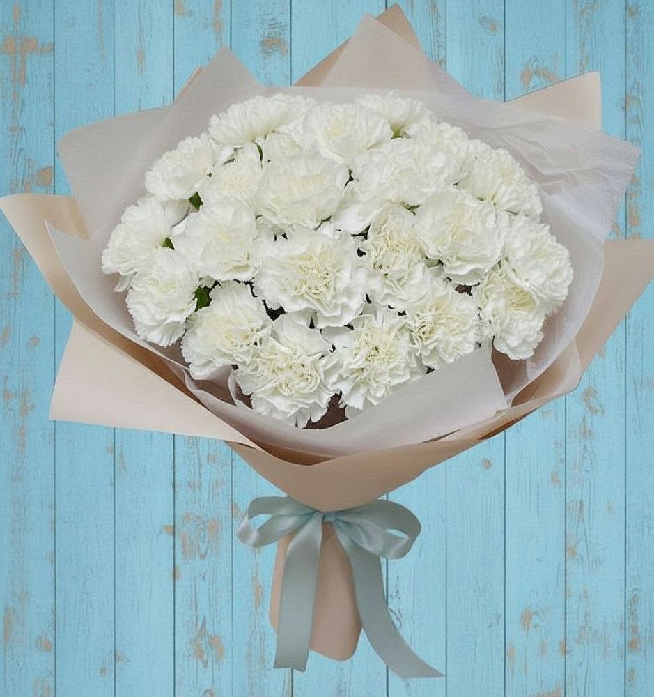 Букет цветов из: Гвоздики в Алексеевском