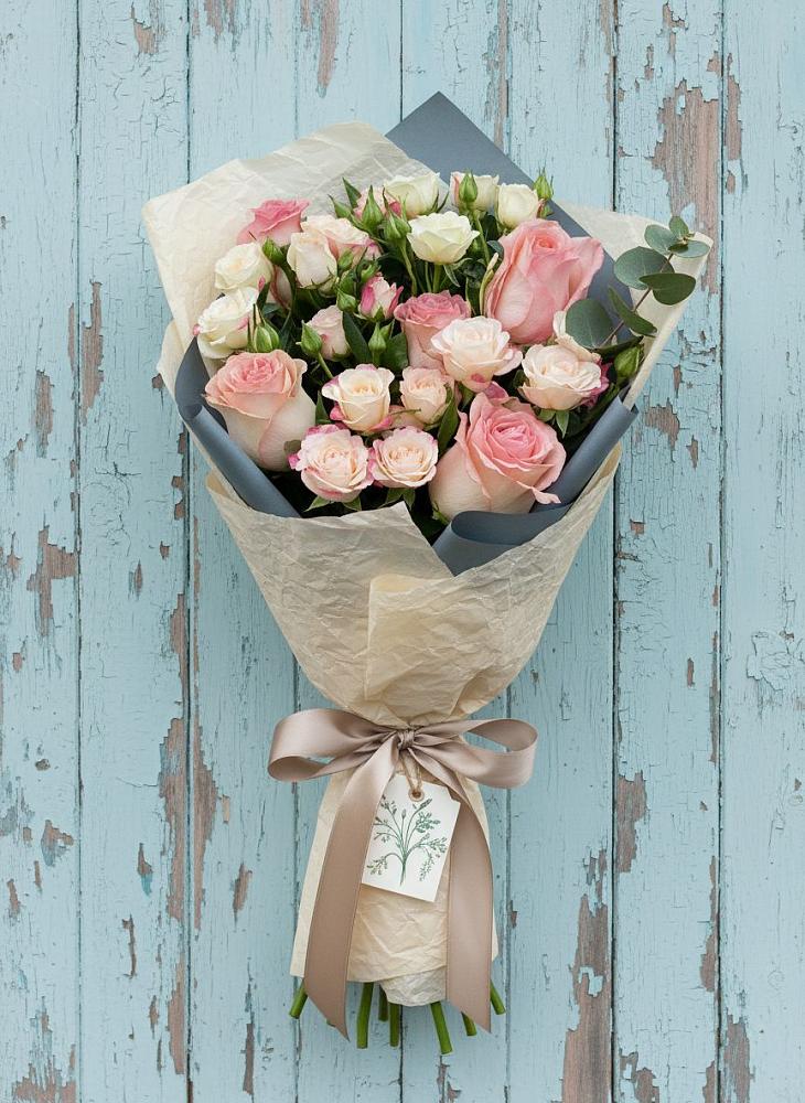 Букет цветов из: Розы в Алексеевском