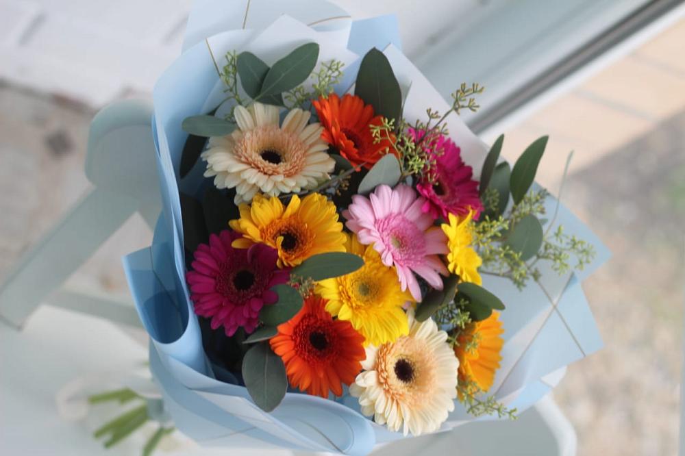 Букет цветов из: Герберы в Алексеевском