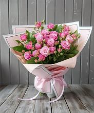 Букет Розовый кустик в Алексеевском