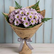 Букет цветов из:  Хризантемы #REPLACE_PRED# Алексеевском