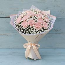 Букет цветов из:  Гвоздики в Алексеевском