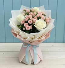 Букет цветов из:  Розы в Алексеевском