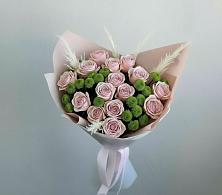 Букет цветов из:  Розы и Хризантемы в Алексеевском