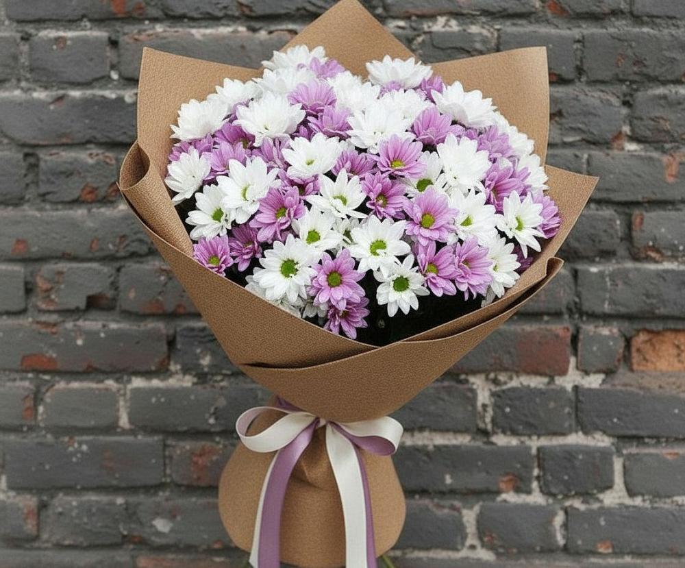 Букет цветов из: Хризантемы в Алексеевском
