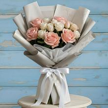 Букет цветов из:  Розы #REPLACE_PRED# Алексеевском