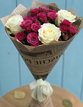 Букет цветов из:  Розы в Алексеевском