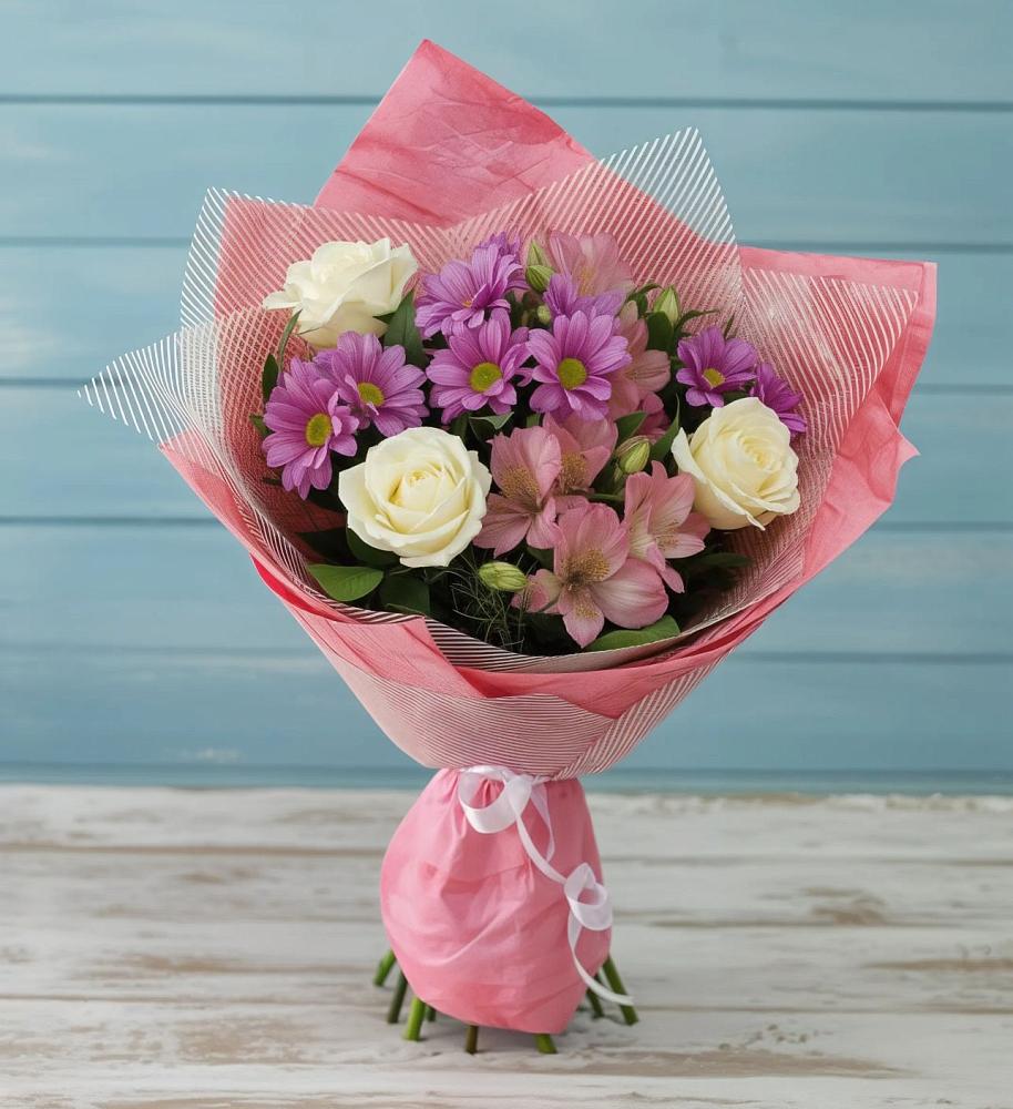 Букет цветов из: Герберы в Алексеевском