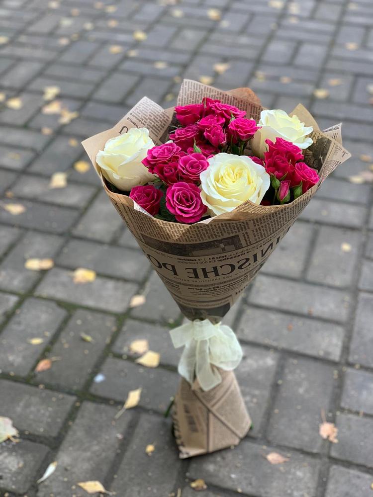 Букет цветов из: Розы в Алексеевском