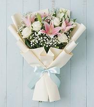 Букет цветов из:  Лилии в Алексеевском
