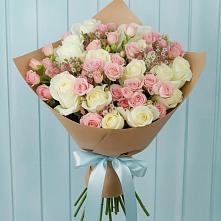 Букет цветов из:  Розы в Алексеевском